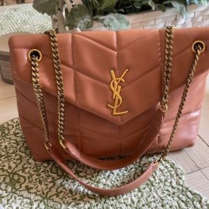 High quality copy of YSL Loulou puffer quilted shoulder bag